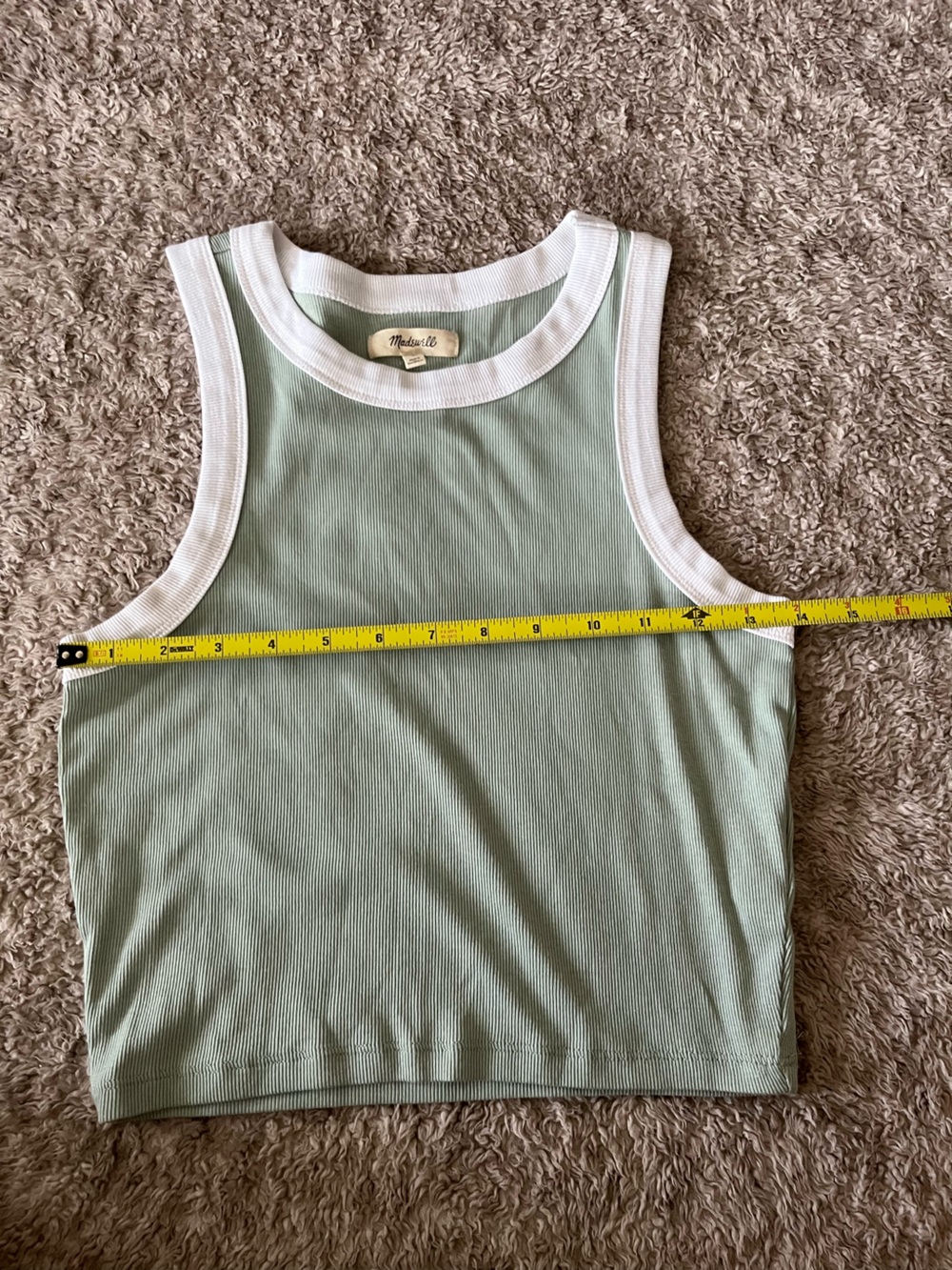 Madewell Cropped Ringer Tank - Picture 4 of 5